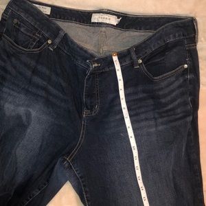 Women’s blue jeans dark Jean color